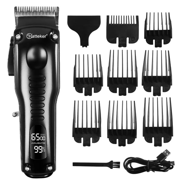 Hatteker Professional LED Hair Clipper and Trimming Set