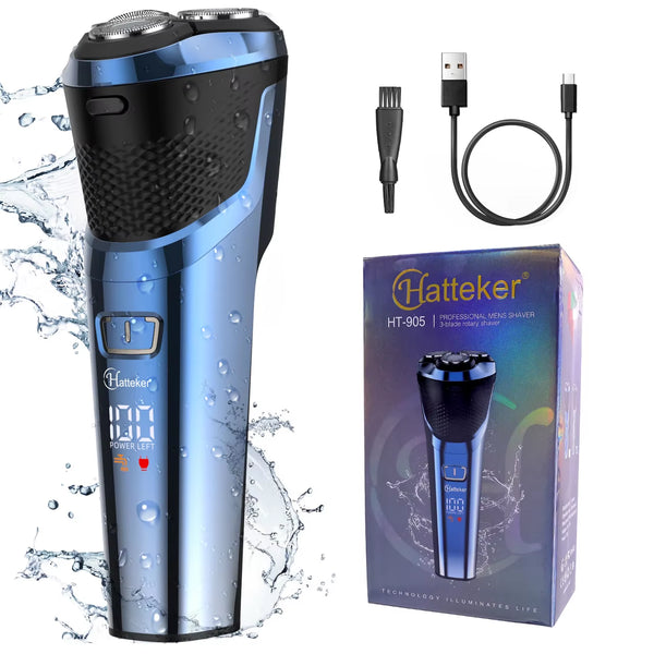 Men Beard Trimmer Rotary Waterproof USB Charging Shaving Machine Electric Shaver Beard Trimmer