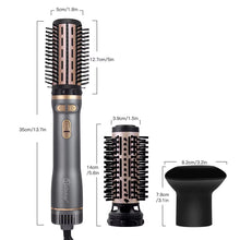 Load image into Gallery viewer, 3 in 1 Air Hair Style Curler Styling Tools Hair Dryer Brush Hot Comb Electric Hair Straightener
