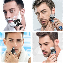 Load image into Gallery viewer, Hatteker Electric Shaver Trimmer Cordless Beard Nose Hair Waterproof Wet Dry 4 in 1 - HATTEKER
