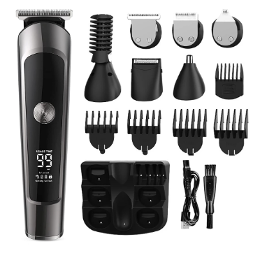 HATTEKER Pro Clipper Full Body Trimmer Razor 6 In 1 Beard  Shaver Nose trimmer