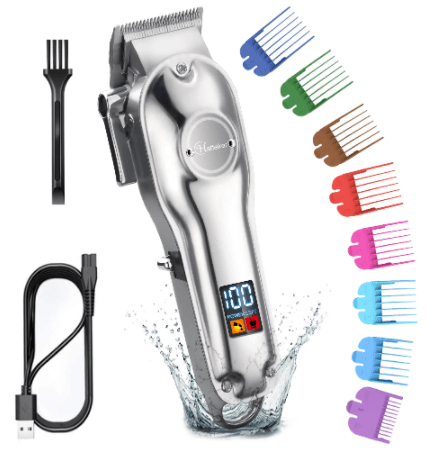 HATTEKER New Design Hair Clipper Metal Sharp Blade Professional - HATTEKER