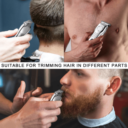 HATTEKER Metal Electric Hair Clipper Mini Professional Men's Hair - HATTEKER